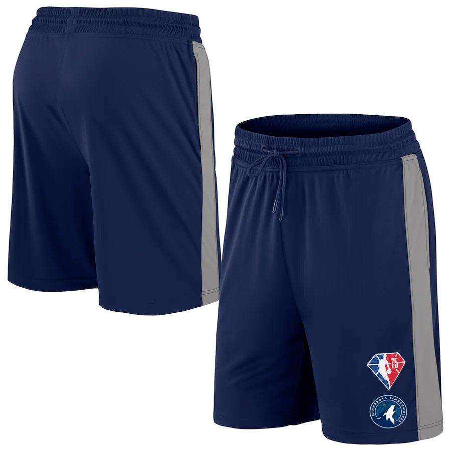 Men's Minnesota Timberwolves Navy Shorts Men's Minnesota Timberwolves Navy Shorts